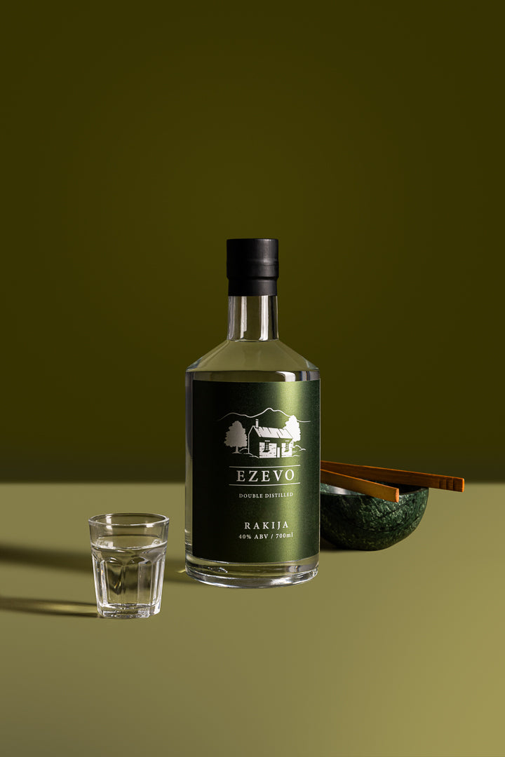 Ezevo Clear Rakija: 40%ABV (700mL)